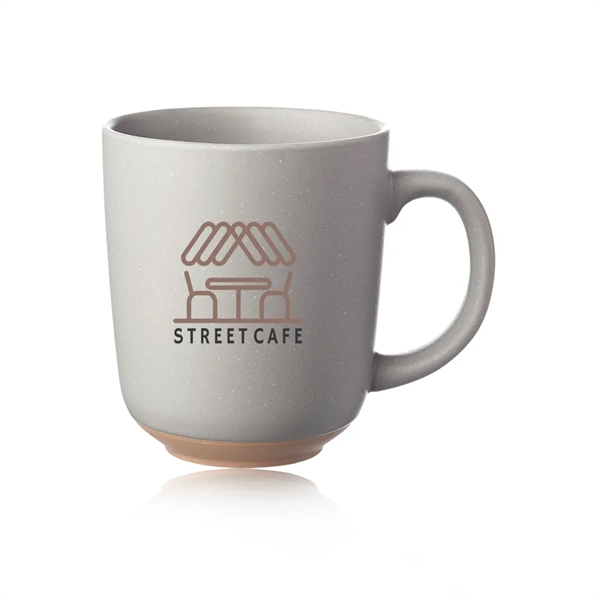 17 oz. speckled, bistro-style ceramic mugs.... from ASI 39552 BEL Promo