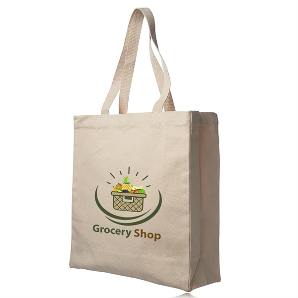 Canvas tote bag with webbing handles.... from ASI 39552 BEL Promo