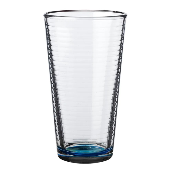 16 oz. pint glass with spiral design on the inside.... from ASI 39552 BEL Promo