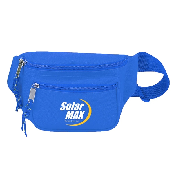 Poly three zipper fanny pack bag.... from ASI 31517 Admart Products / Admart Line