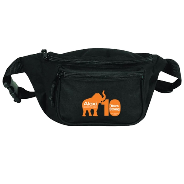 Poly three zipper fanny pack bag.... from ASI 31517 Admart Products / Admart Line