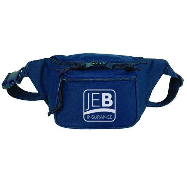Poly three zipper fanny pack bag.... from ASI 31517 Admart Products / Admart Line