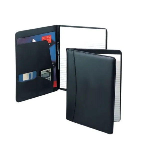 Transparent clear zipper folder with stimulated leather.... from ASI 31517 Admart Products / Admart Line