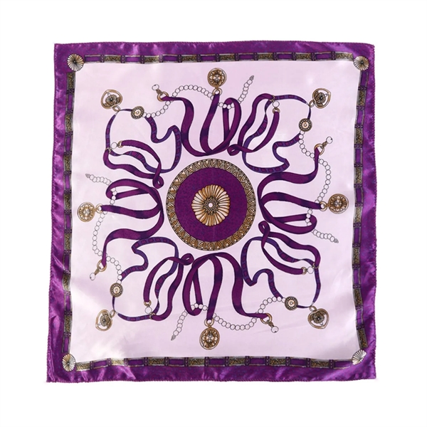 Satin reusable bandana plus full color digital imprint on 1 location... from ASI 37218 Athena Promo (tm)