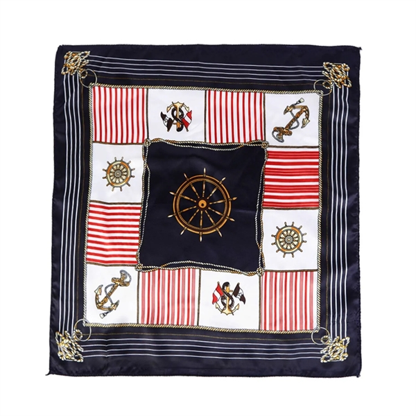 Satin reusable bandana plus full color digital imprint on 1 location... from ASI 37218 Athena Promo (tm)