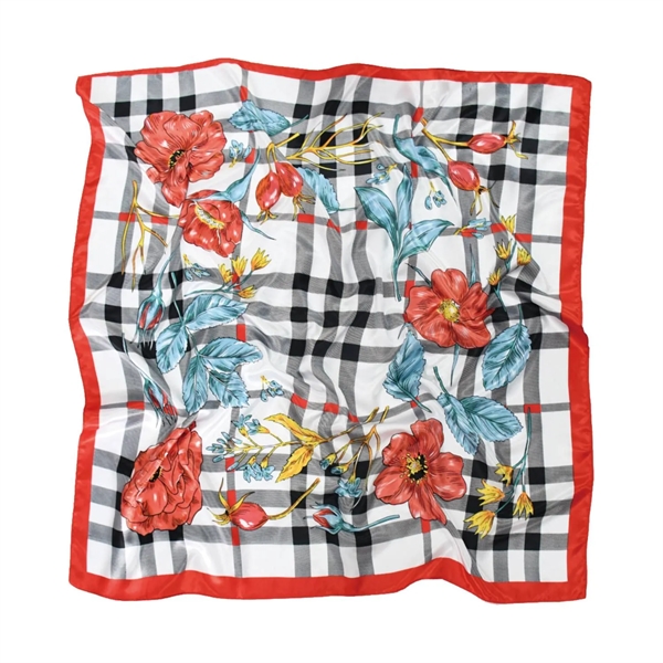 Satin reusable bandana plus full color digital imprint on 1 location... from ASI 37218 Athena Promo (tm)