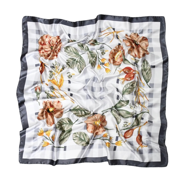 Satin reusable bandana plus full color digital imprint on 1 location... from ASI 37218 Athena Promo (tm)