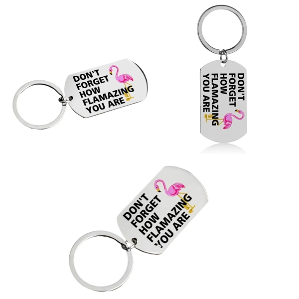 Zinc alloy elegance keychain + 1 color embossing printing on 1... from ASI 37218 Athena Promo (tm)