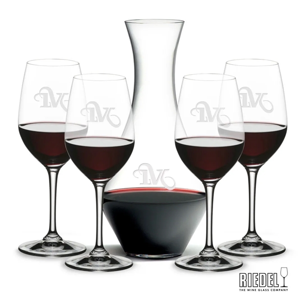 The RIEDEL Merlot Decanter is paired with RIEDEL Oenologue Wine Glasses... from ASI 84592 St Regis Group