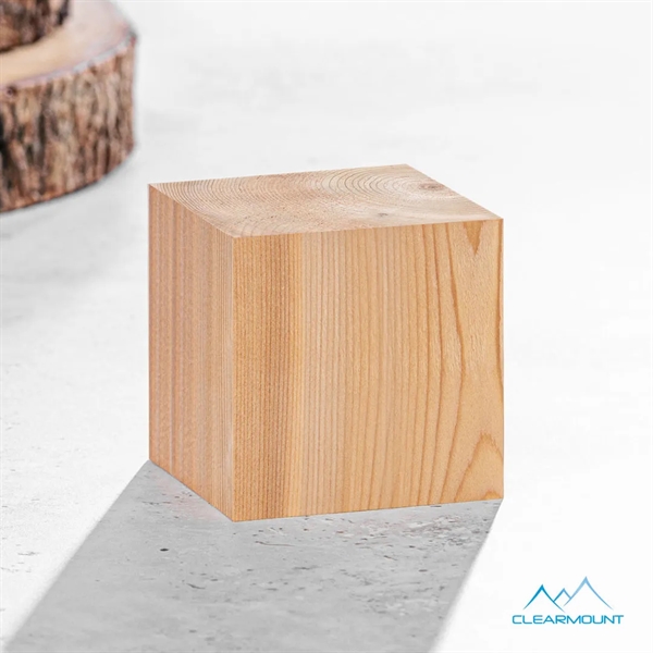 The Feuille Award is a simple wooden cube that has so... from ASI 84592 St Regis Group / Clearmount
