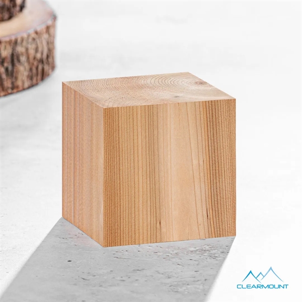 The Feuille Award is a simple wooden cube that has so... from ASI 84592 St Regis Group / Clearmount