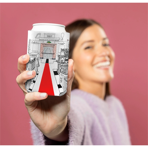 4.75" x 5" neoprene can cooler with silkscreen imprint. Assembled in... from ASI 30250 AZX Sport USA