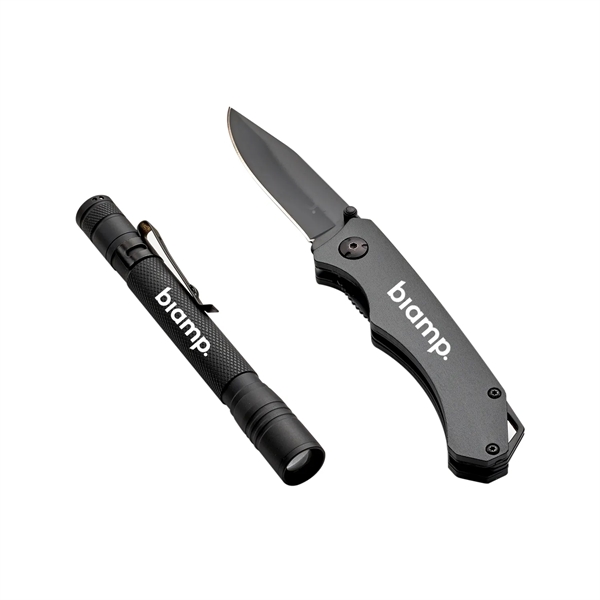 A combination set with an all black penlight and matching black... from ASI 46170 Compass Industries Inc