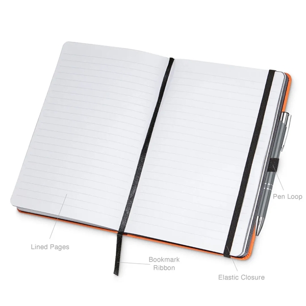 Calypso Journal in various colors with 192 black edged pages and... from ASI 84592 St Regis Group