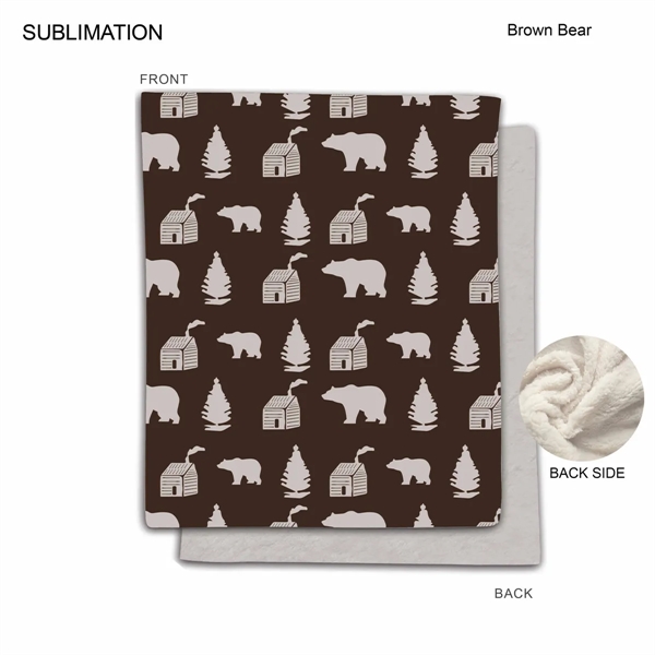 Stock Design Festive, Holiday Plush and Cozy Mink flannel Fleece blanket,... from ASI 53509 FIEL-Fairdeal Import & Export / FIEL