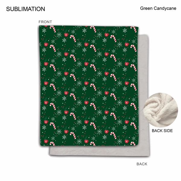 Stock Design Festive, Holiday Plush and Cozy Mink flannel Fleece blanket,... from ASI 53509 FIEL-Fairdeal Import & Export / FIEL