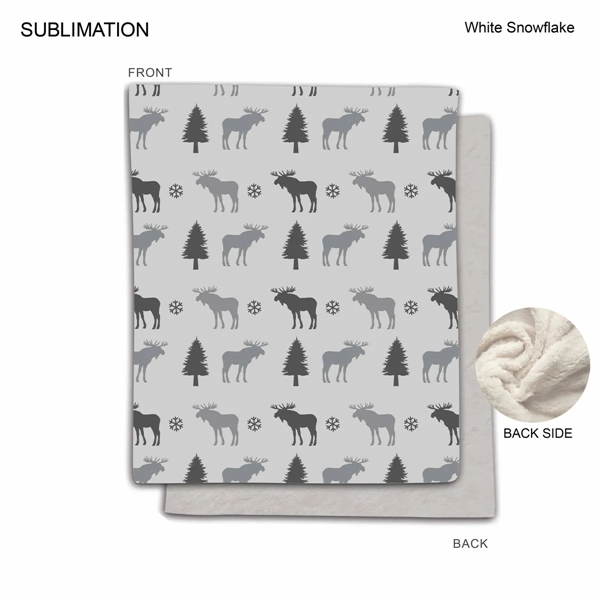 Stock Design Festive, Holiday Plush and Cozy Mink flannel Fleece blanket,... from ASI 53509 FIEL-Fairdeal Import & Export / FIEL