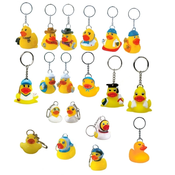 Rubber Duck Style Key-chains... from ASI 31977 Adline Industries Inc