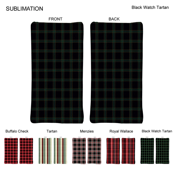 Stock Plaid Design Ultra Soft and Smooth Microfleece blanket, 30"x60", Sublimated... from ASI 53509 FIEL-Fairdeal Import & Export / FIEL