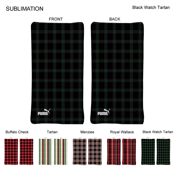 Stock Plaid Design Ultra Soft and Smooth Microfleece blanket, 30"x60", Sublimated... from ASI 53509 FIEL-Fairdeal Import & Export / FIEL