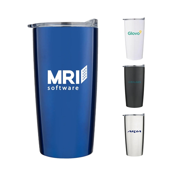 20 oz. stainless steel vacuum insulated tumbler with copper lining and... from ASI 63549 Jornik Manufacturing Corp / Jornik