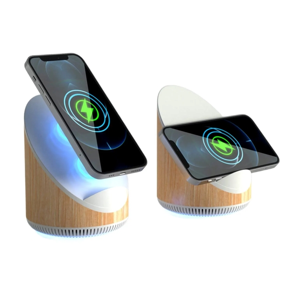 Portable iWatch magnetic wireless charger plus silkscreen imprint on 1 location... from ASI 37218 Athena Promo (tm)