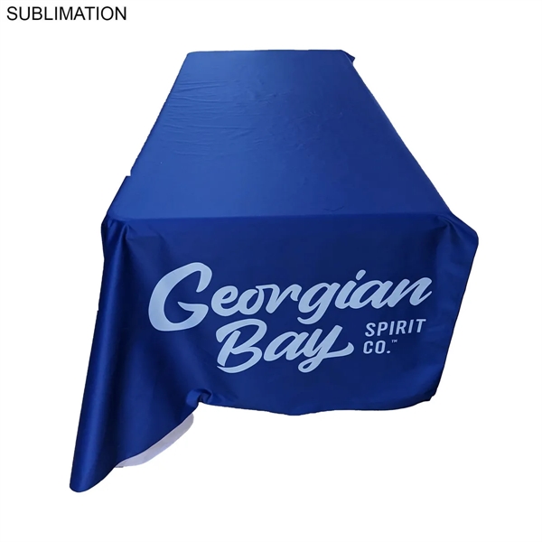 Sublimated PREMIUM Table Cloth for 6' Table, Drape Style, 3 sided,... from ASI 53509 FIEL-Fairdeal Import & Export / FIEL
