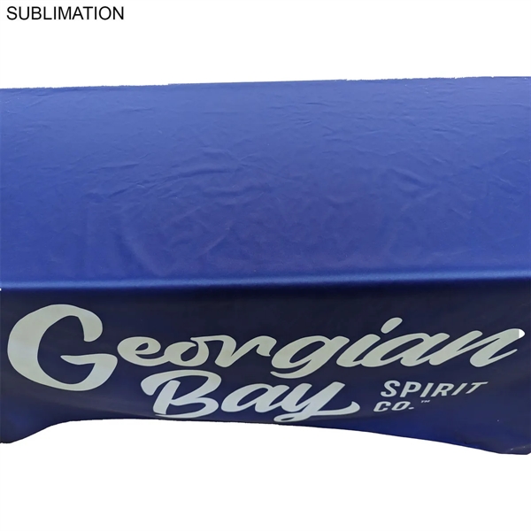 Sublimated PREMIUM Table Cloth for 6' Table, Drape Style, 3 sided,... from ASI 53509 FIEL-Fairdeal Import & Export / FIEL