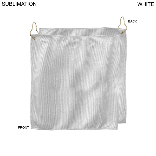 Microfiber Suede Shammy Golf Towel, Finished size 15x15, Nofold Grommet &... from ASI 53509 FIEL-Fairdeal Import & Export / FIEL