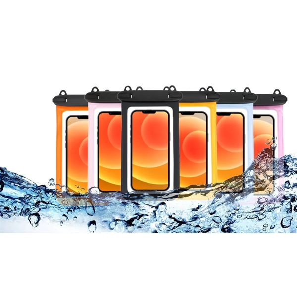 IPX8 Waterproof mobile phone pouch with lanyard plus 1C1P silkscreen imprint... from ASI 37218 Athena Promo (tm)