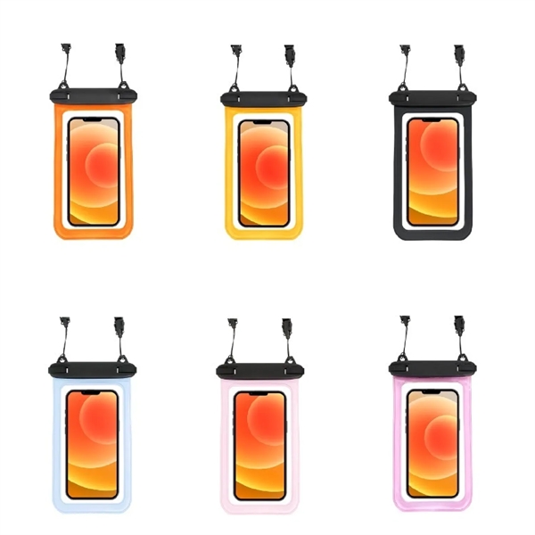 IPX8 Waterproof mobile phone pouch with lanyard plus 1C1P silkscreen imprint... from ASI 37218 Athena Promo (tm)