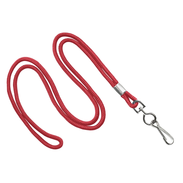 Available same day! These blank round braided non-breakaway lanyards come with... from ASI 79898 Promovision / PROMOVISION