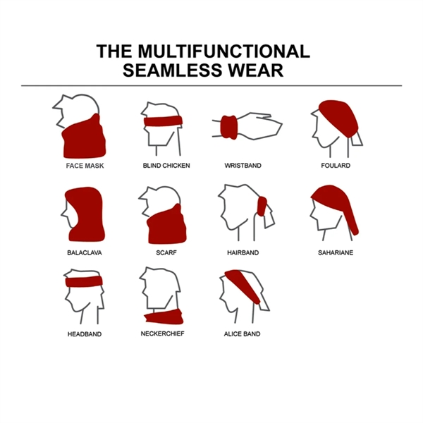 Sublimated BEST VALUE Lightweight Seamless Tubular Sports Headwear... from ASI 53509 FIEL-Fairdeal Import & Export / FIEL