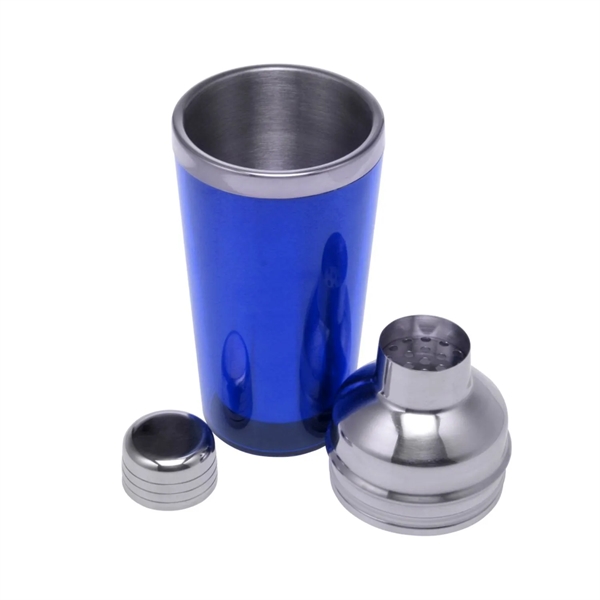Stainless steel cocktail shaker, 23.3 oz. plus 1 color silkscreen imprint... from ASI 37218 Athena Promo (tm)