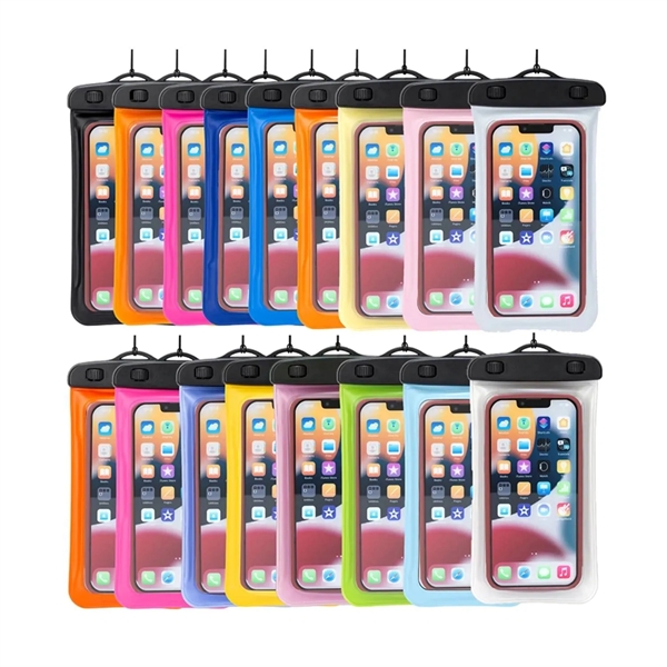 IPX8 Waterproof mobile phone pouch with armband plus 1C1P silkscreen imprint... from ASI 37218 Athena Promo (tm)