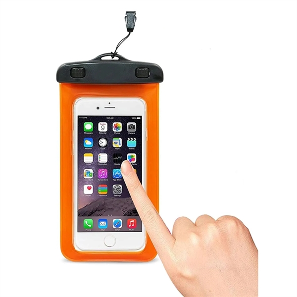 IPX8 Waterproof mobile phone pouch with armband plus 1C1P silkscreen imprint... from ASI 37218 Athena Promo (tm)