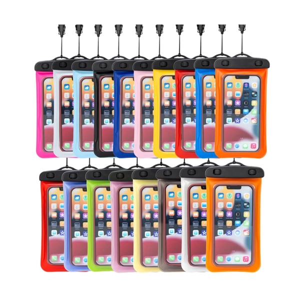 IPX8 Waterproof mobile phone pouch with lanyard plus 1C1P silkscreen imprint... from ASI 37218 Athena Promo (tm)