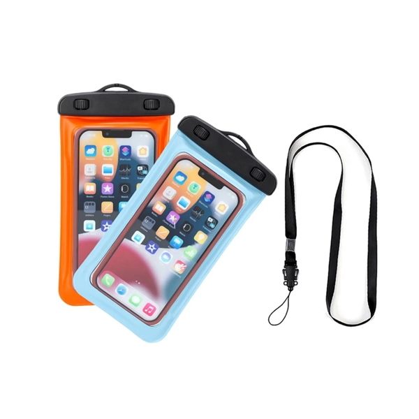 IPX8 Waterproof mobile phone pouch with lanyard plus 1C1P silkscreen imprint... from ASI 37218 Athena Promo (tm)