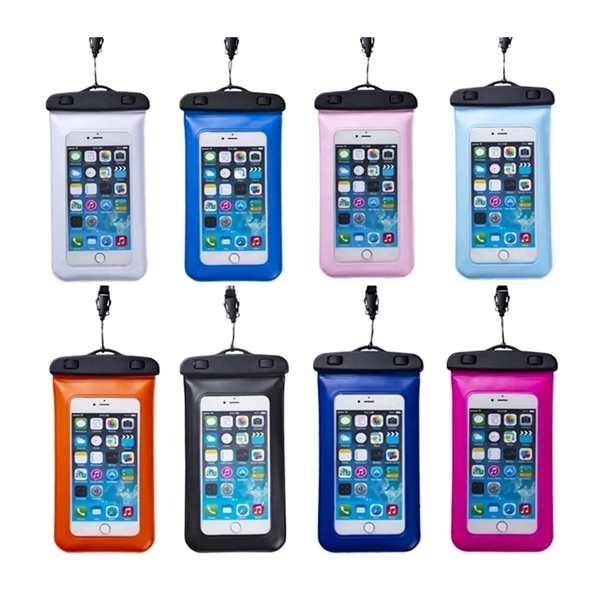 Built-in sponge waterproof mobile phone pouch plus 1C1P silkscreen imprint plus... from ASI 37218 Athena Promo (tm)