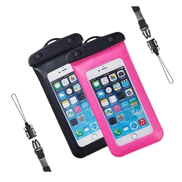 Built-in sponge waterproof mobile phone pouch plus 1C1P silkscreen imprint plus... from ASI 37218 Athena Promo (tm)