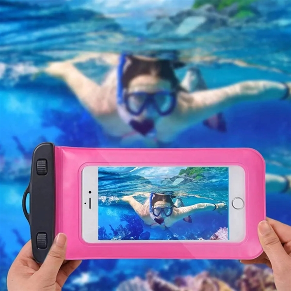 Built-in sponge waterproof mobile phone pouch plus 1C1P silkscreen imprint plus... from ASI 37218 Athena Promo (tm)