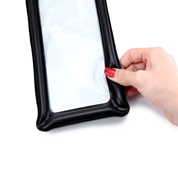 IPX8 Waterproof floating phone pouch with lanyard plus 1C1P silkscreen imprint... from ASI 37218 Athena Promo (tm)