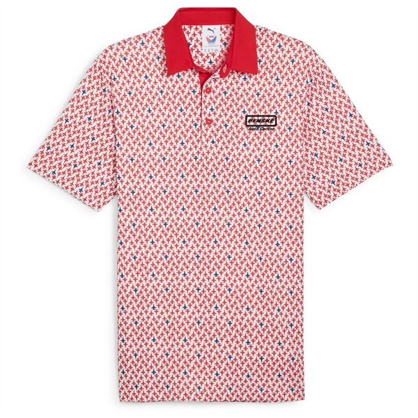 Men's polo with moisture-wicking performance and UPF40+ protection.... from ASI 57653 Gold Bond