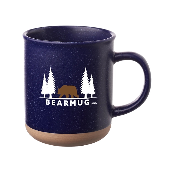 Introducing our 13.5 oz. Speckled Clay Ceramic Mugs-a cozy and stylish... from ASI 62088 IDProductsource