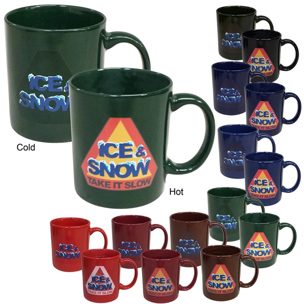 11oz Vanish Ink colored mugs. Available in eight colors! Spot color.... from ASI 80093 Pyrographics / Pyrographics Line