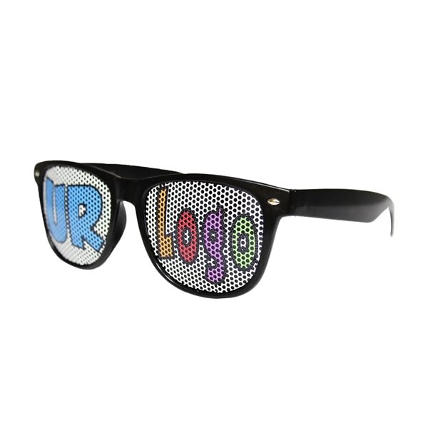 Black billboard sunglasses with full color process customization.... from ASI 42016 Brighter Promotions Inc / Chemical Light™