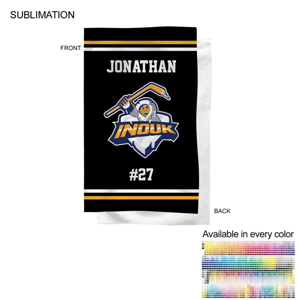 Team Towel in Microfiber Dri-lite Terry, 15x25, Sublimated Sports Towel... from ASI 53509 FIEL-Fairdeal Import & Export / FIEL