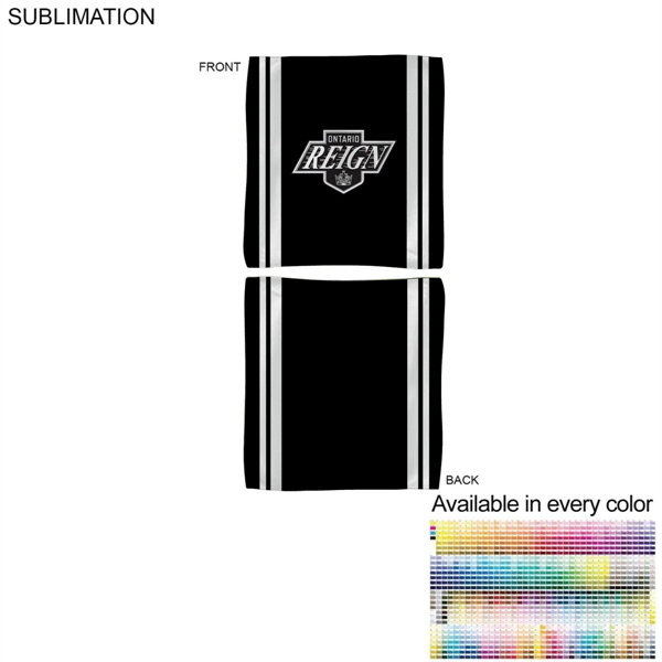Colored Sublimated Rally, Skate Towels with Jersey stripes, 12x12, Sublimated Edge... from ASI 53509 FIEL-Fairdeal Import & Export / FIEL