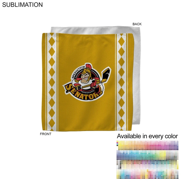 Colored Sublimated Rally, Skate Towels with Jersey stripes, 12x12 Sublimated Edge... from ASI 53509 FIEL-Fairdeal Import & Export / FIEL
