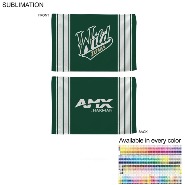 Colored Sublimated Rally, Skate Towels with Jersey stripes, 12x18, Sublimated Edge... from ASI 53509 FIEL-Fairdeal Import & Export / FIEL